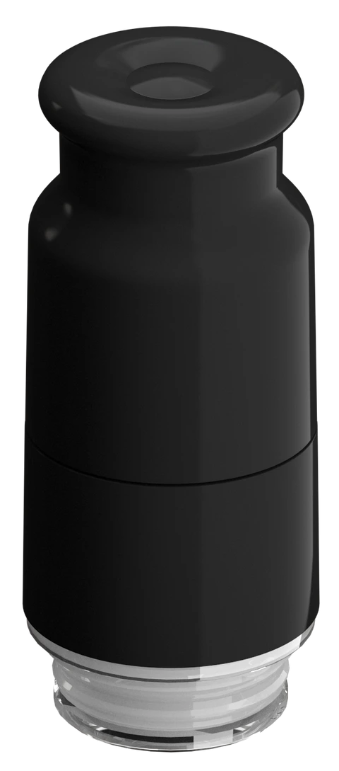 Black Plastic Snaptix