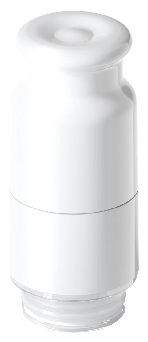 White Plastic Locktop