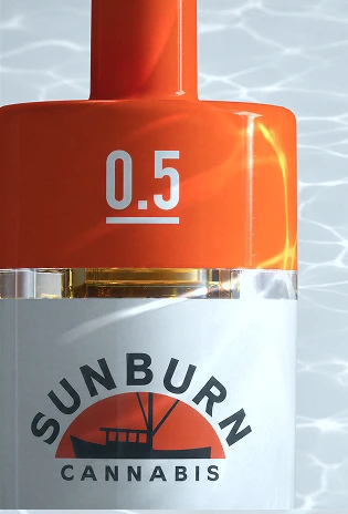The 0.5 dose mark on the Buoy's orange cap