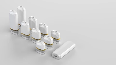 The Singular pod range alongside a Singular battery