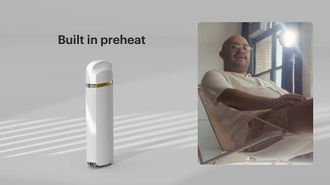 Preheat function fights clogs